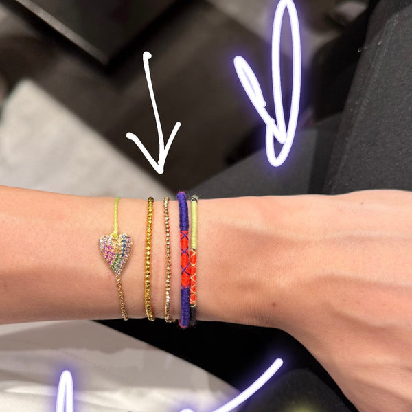 18K Shimmering Bracelet