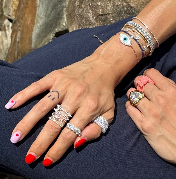 18K Diamonds Chunky Ring