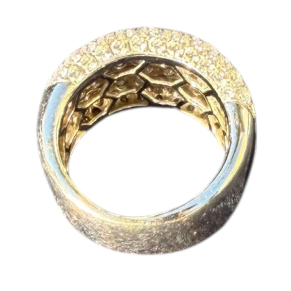 18K Diamonds Chunky Ring