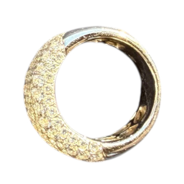 18K Diamonds Chunky Ring