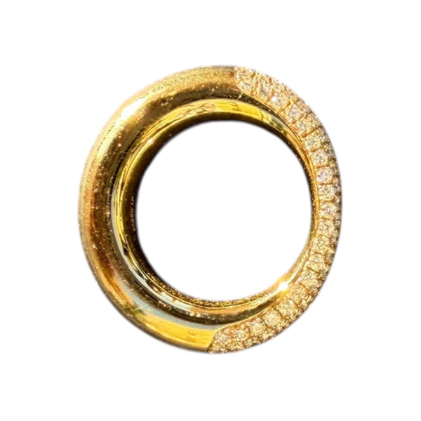 18K Diamonds Fatty Chunky Ring