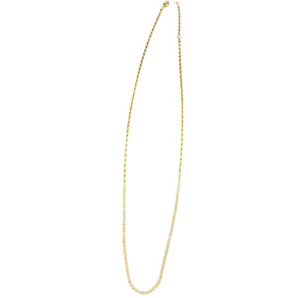 18K Diamond Tennis Necklace