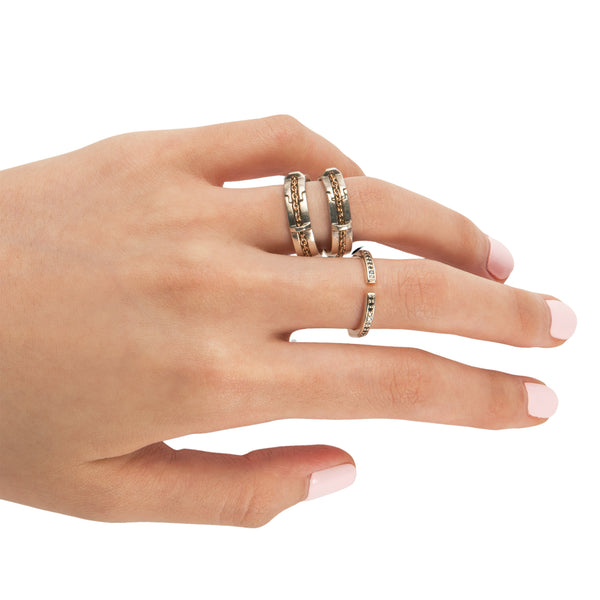 Pave Split Ring