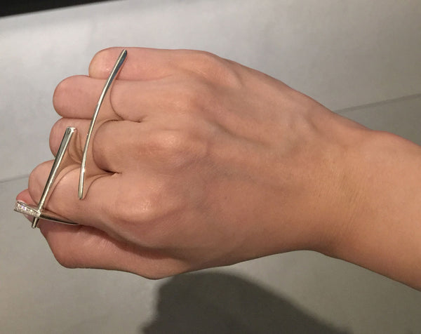 Skinny Mini Curved Bar Ring