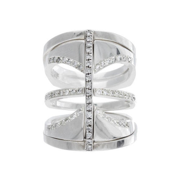 Kaleidoscope Pave Ring