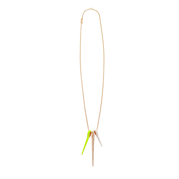 LOLA NEEDLES PENDANT NECKLACE