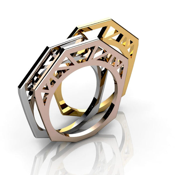 14K Diamond Shaped Petite Ring