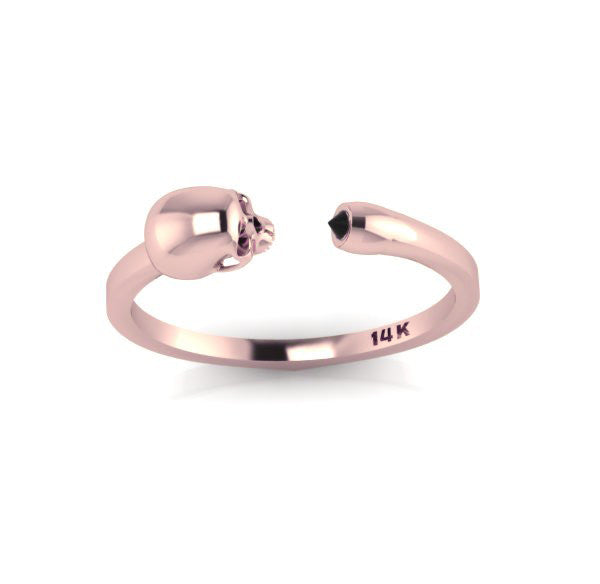 14K Until Death Do Us Apart Petite Ring