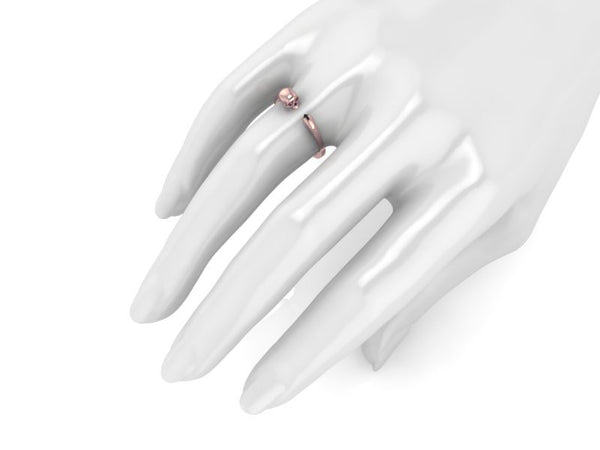 14K Until Death Do Us Apart Petite Ring