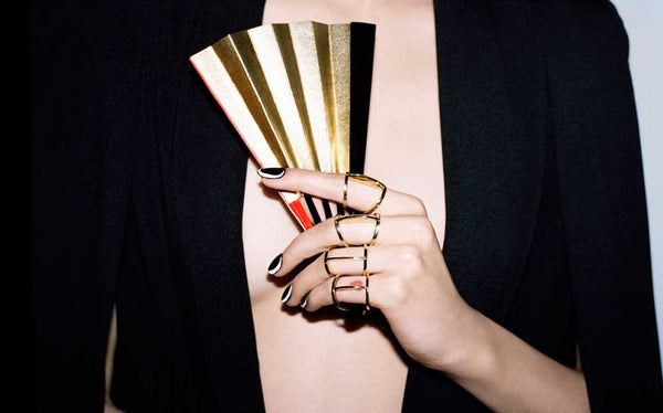 Pave Double Bridge Ring