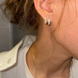 18K Everyday Diamond Huggies