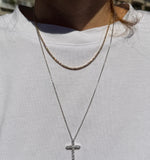 18K Diamond Tennis Necklace