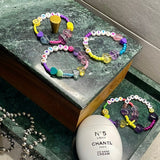 Crystal Bracelet - Rainbow Aesthetic & Fluorite