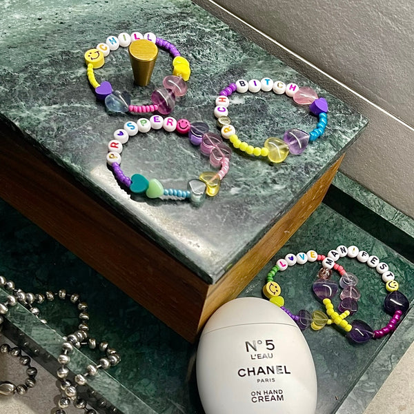 Crystal Bracelet - Rainbow Aesthetic & Fluorite