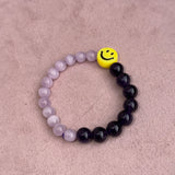 Premium-Grade Crystal Bracelet - Kunzite & Amethyst