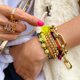 Premium-Grade Crystal Bracelet - Green Phantom Quartz/Titanium Crystal