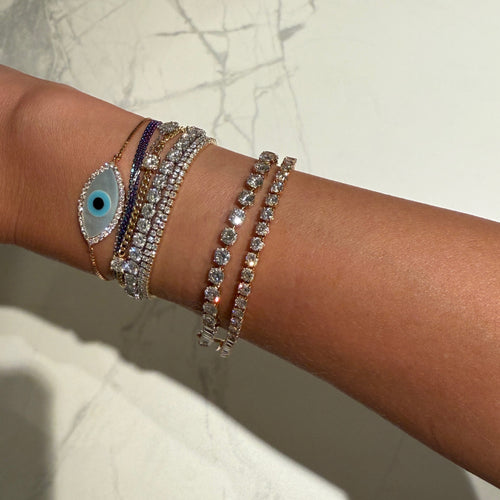 18K Gold Diamond Tennis Bracelet