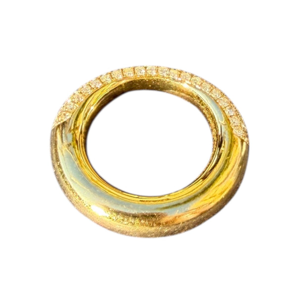 18K Diamonds Fatty Chunky Ring