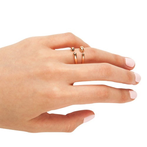 14K You and I Large Petite Ring