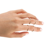 Future Knuckle Ring with Top Gemstones