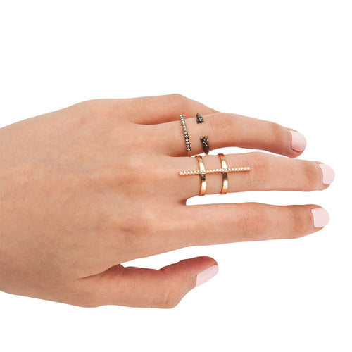 Solid Gold Bar Ring, 14k – Ashley Schenkein Jewelry Design