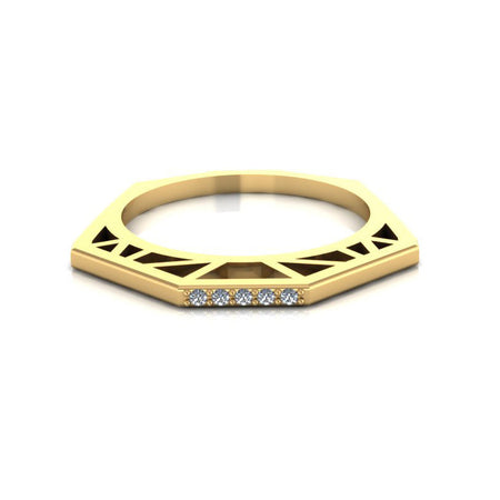 Mini Curved Bar Ring