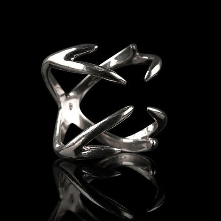 Future Knuckle Ring with Top Gemstones