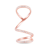 Arabesque 14K Diamonds Ring
