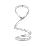 Arabesque 14K Diamonds Ring