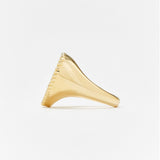 9K Signature Heart Signet Ring