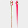 Lola Diamonds Neon Pink Enamel 18K Rose Gold Necklace