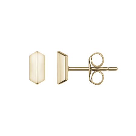 14K Sophia Studs with White Diamonds
