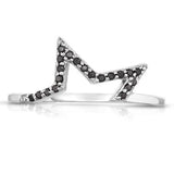 14K Star Pave Ring Set
