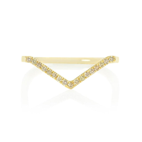 V - 14K Ring