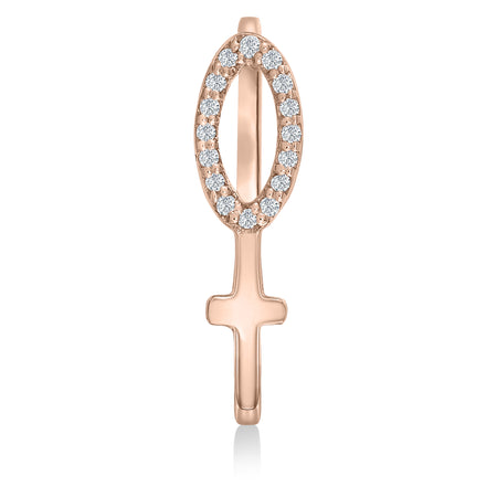 14K Evil Eye Pave Ring Set